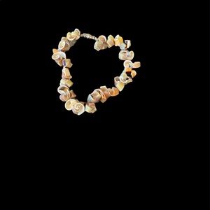 Natural Colored Curled Shell Bracelet or Anklet